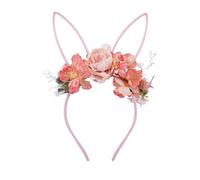 Flower Headpiece - Rabbit Ears Headband, Easter Headbands |, Creating a Highly Decorative Look That Enhances Festive Decor and Door for Children Christmas Hallowe Party