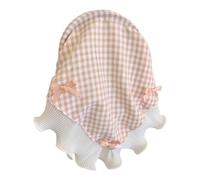Flower HeadScarf Lace Trim Headband Women Triangle HeadCovering Party Hairhoop