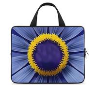 Flower Heart Bee Laptop Sleeve Ultra-Thin, Waterproof 12inch Laptop Bags, Portable Protective Computer Bag with Hand Strap