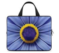 Flower Heart Bee Laptop Sleeve Ultra-Thin, Waterproof 17inch Laptop Bags, Portable Protective Computer Bag with Hand Strap