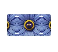 Flower heart bee License Plate.Aluminium, Waterproof Printed Car Sign, 1mm Thick