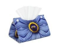 Flower Heart bee Long Tissue Box Cover - Waterproof, Lightweight, and Foldable with Two-Button Opening for Convenient Use