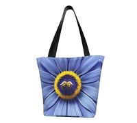 Flower heart bee Women's shoulder handbag, crossbody shoulder bag, weekend travel shopping shoulder bag