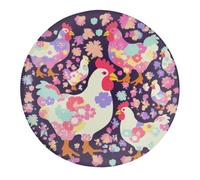 Flower Heart Chicken Refrigerator Magnet Fridge Magnet2 PCS