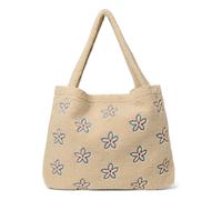Flower Heart mom-bag Beige one size