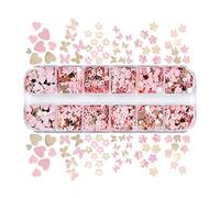 Flower Heart Sequins for Resin Shaker Filler Epoxy Resin Molds Fillings for Butterfly Art Sequi