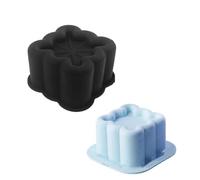 Flower Heart Square Star Shape Bento Cake Silicone Mold Chocolate Mousse Mould Soap Candle Gypsum Making Moulds Kitchen Bakeware
