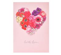 Flower Heart With Love Birthday Greeting Card Into The Meadow Range Cards