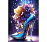 Flower High Heels Puzzles 120 for Adults,jigsaw puzzles for adults 120 Pieces Puzzle Home Challenging Educational Games Home Decoration puzzle Gifts