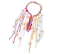 Flower Hippie Headbands For Women Floral Hairband Fairys Crown Wedding Parties Outfit Costume Hair Accessories Flower Hippie Headband Floral Crown Sunflowers Hair Accessories