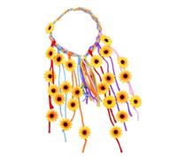Flower Hippie Headbands For Women Floral Hairband Fairys Crown Wedding Parties Outfit Costume Hair Accessories Flower Hippie Headband Floral Crown Sunflowers Hair Accessories