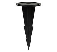 Flower Holder for Cemetery - Outdoor Memorial Floral Container, Ground Stake Burial Vase, Weather Resistant Resin Construction, Sturdy Earth Anchoring Function, Grave Site Remembrance Accessory