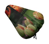 Flower in The Garden Bike Seat Rain Cover Waterproof Dustproof Bikes Saddle Cushion Soft Bicycle Seat Pad Covers with Drawstring for Men Women