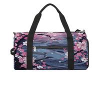 Flower Japanese Style Gym Bag Duffle Bag Travel Bag