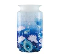 Flower Jigsaw Pots - Flower Pot Jigsaw Puzzle, Building Kit Decoration for Challengers Craft Lovers Relaxing Home Decor