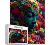 Flower Jigsaw Puzzle 2025 Puzzle 5000 Pieces, Jigsaw Puzzles for Adults 5000 Piece Zen Wooden Puzzles for Adults, Challenging Game Toys Jigsaws for Wall Decoration and Gifts 2025 Christmas H-4976