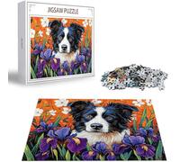 Flower Jigsaw Puzzle, Puzzle 1000 Pieces, Jigsaw Puzzles for Adults 1000 Piece Dog Wooden Puzzles for Adults, Challenging Game Toys Jigsaws with Box for Home Wall Decoration and Gifts Christmas B-326