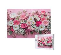 Flower Jigsaw Puzzles for Adults 1500, Mother'S Day Puzzles for Adults Wooden, Funny/Difficult/Impossible/Challenging Decompression Games, As a Birthday for Women and Men M-134