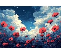 flower Jigsaw Puzzles for Adults 200 piece Impossible Puzzle Educational Games, Complete the Curiosity, Exercise of the Capacity Space Thinking, Fun Iq Smart Games, Gifts Teenage Boys 14+ Years A-7