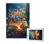 Flower Jigsaw Puzzles for Adults 3000 Landscape Puzzles for Adults Wooden, Funny/Difficult/Impossible/Challenging Decompression Games, As a Birthday for Women and Men ML-482