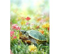 Flower Jigsaw Puzzles for Adults 4000 Piece Jigsaw Puzzles for Adults 4000 Pieces Jigsaws Puzzle Turtle Educational Games, Stress Relief Fun Smart Games, Gifts for Friends Family, Home Decor g-806