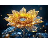 flower Jigsaw Puzzles for Adults 50 piece Impossible Puzzle Educational Games, Complete the Curiosity, Exercise of the Capacity Space Thinking, Fun Iq Smart Games, Gifts for Teenage Boys 14+ Years P-6