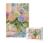 Flower Jigsaw Puzzles for Adults 500, Mother'S Day Puzzles for Adults Wooden, Funny/Difficult/Impossible/Challenging Decompression Games, As a Birthday for Women and Men M-1530