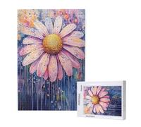 Flower Jigsaw Puzzles for Adults 500 Piece, Abstract Puzzles for Adults Wooden, Funny/Difficult/Impossible/Challenging Decompression Games, As a Birthday for Women and Men ML-136