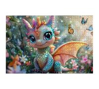 Flower Jigsaw Puzzles for Adults 6000, 6000 Piece Jigsaw Puzzles for Adults, 179.5x105.5cm Hard Impossible Wooden Puzzle, Challenging Game for the Whole for Women, Theme: (Dragon), -6807