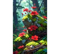 Flower Jungle 2000 Piece Jigsaw Puzzles for Adults, Challenging and Brainteasing, Difficult Puzzles, Puzzle 2000 Pieces