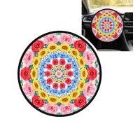 Flower Kaleidoscope Steering Wheel Cover-Sun Shade Heat Auto