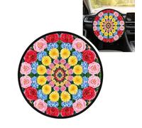 Flower Kaleidoscope Steering Wheel Cover-Sun Shade Heat Auto