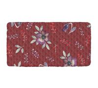 Flower Kids Travel Bed Sheet Washable Cot Sheet for Mini Crib Mattress for Small Spaces Sleeping Cot 50'' x 25'' (Sheet,Bed Not Included)