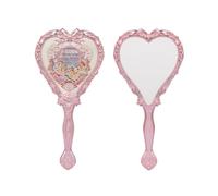 Flower Knows Hand Mirror,Portable Vintage,Durable Metal,Cute & Aesthetic Princess Mirror,with Long Handle for Easy Holding,Gift for Girls (White Vanilla, Midsummer Fairytales)