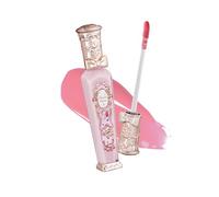 Flower Knows Lipstick, Rococo Strawberry Purple Shiny Moisturising Lip Gloss Moisturizing for Girls and Women, Vegan and Cruelty Free (G01 Strawberry Macaron, 0.3g)