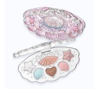 Flower Knows Shell Pearl Six-Color Eyeshadow Matte and Fine Shimmer Everyday Versatile Smooth Fit (C02)