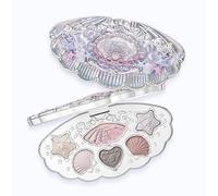 Flower Knows Shell Pearl Six-Color Eyeshadow Matte and Fine Shimmer Everyday Versatile Smooth Fit (C01)