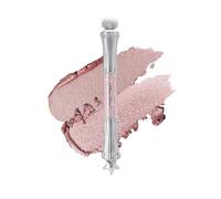 Flower Knows Shell's Jewel 2-in-1 Under Eye Highlighter Stick,Smudge-Proof Creamy Shimmer EyeShadow Stick,Dual-Color Highlighter,Convenient Multi-Use Makeup Pencil (02 Peachy Pink)