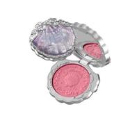 Flower Knows Shell's Jewel Silk Satin Blush, Bright Lavender Pink | Talc-Free Cheek Powder with Buildable Color & Ultra-Fine Shimmer, Soft Lively Glow Finish, Vegan (02 Luna Pearl)