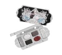 Flower Knows Swan Ballet 6 Color Eyeshadow Palette Matte Shimmer Pearl Glitter Waterproof Highly Pigmented Long Lasting Makeup (C02)