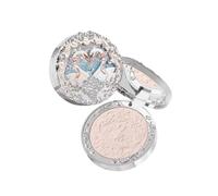 Flower Knows Swan Ballet Embossed Blush,Translucent Matte Finish,Buildable & Blendable Powder Blush for cheeks,Pressed Setting Powder,Natural Flush for All Skin Tones(01 Niveous Swan,5g)