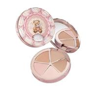 Flower Knows The Sweetie Bear 4-Color Concealer Brighten Palette Covering Dark Circles Full Coverage Contouring Foundation Fany (C01)
