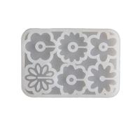 Flower Labels Silicone Stylish Flower Shape Molds for Making Creative Resin Glasses Identification Glass Labels