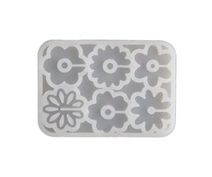 Flower Labels Silicone Stylish Flower Shape Molds for Making Creative Resin Glasses Identification Glass Labels
