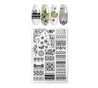 Flower Lace Nails Art Stamping Plates Images Stamping Temeplates Manicure Tool Womens Nail Stamp