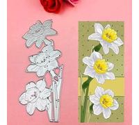 Flower Leaf Die Cuts，Flower Cutting Dies Cut Stencils for Scrapbooking Cutting Dies, Embossing, Photos, Crafts, Decorative Paper Cards, Die-Cutting for Card Making Templated+Cute Brooch Pin