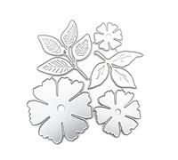 Flower Leaf Metal Cutting Dies Stencil Scrapbooking Album Paper Card Template Mold Embossing Decoration Scrapbooking Die Cuts