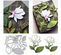 Flower Leaf Metal Die Cuts,Spring Flower Leaf Wedding Card Cutting Dies Cut Stencils DIY Scrapbooking Decorative Embossing Paper Scrapbooking Card Making