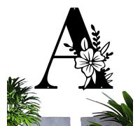 Flower Letters for Wall, Metal Letters Wall Decor, Wall Art Metal Letter Signs, Outdoor Decor Sign, Decorative Design for Family, Friends, Colleagues