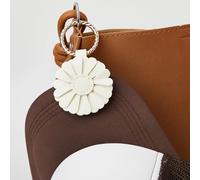 Flower Magnetic Hat Clip on Bag Hands Free Cap Holder Storage Hook Traveling Outdoor Essentials Accessory-White